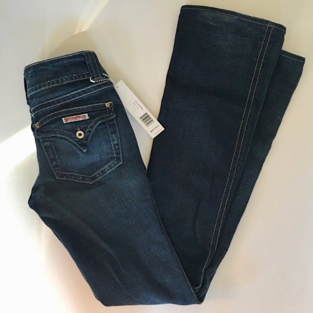 *SOLD* NEW Hudson Bootcut Jeans in Dark wash